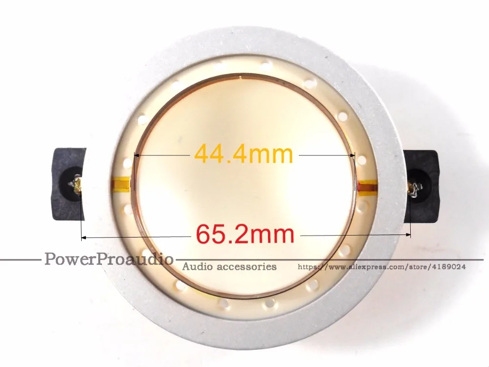 44,4 мм Диафрагма 44 ядро ВЧ звуковая катушка PEEK полимерная пленка B& C DE400 стиль неодимовый динамик драйвер