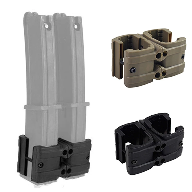 

Tactical Rifle Gun MP5/MP7/G17/G18 Fast Mag Coupler Clip Holder Double Magazine Parallel Connector Military Hunting
