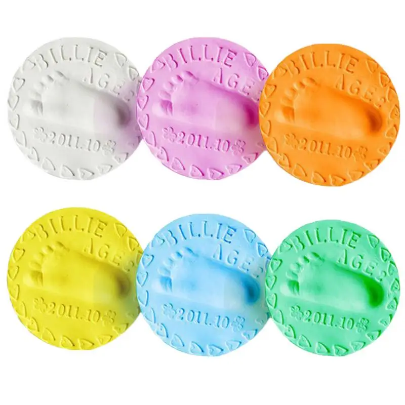

1pcs Hand Footprint Makers Newborn Baby Handprint Footprint Pad Safe Clean Non-Toxic Clean Touch Ink Pad Handprint Mud