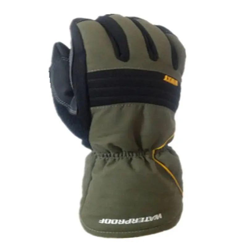 

100% Waterproof and Windproof,a heavy duty winter work glove (Army Green,Large).