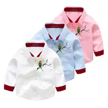 Детское платье рубашка для мальчика будет носить в весенний и осенний период