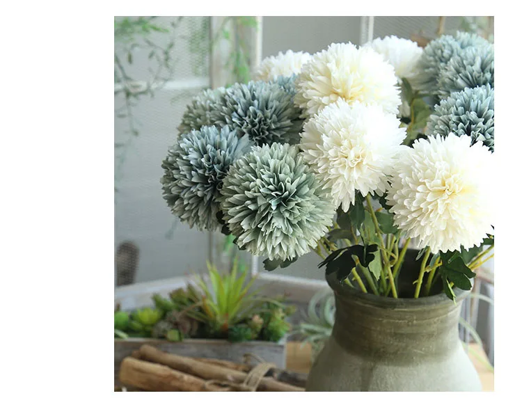 artificial flowers ball pompom  (3)