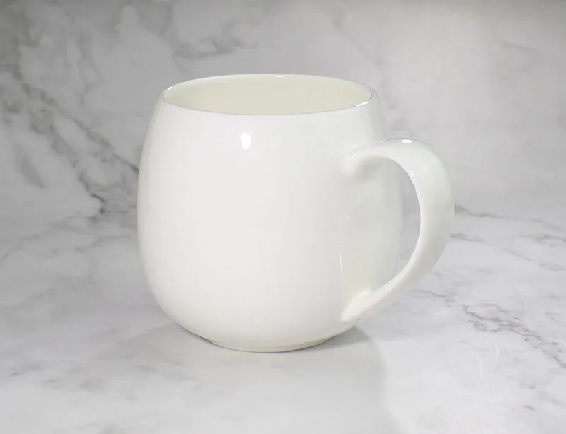 

430ML, Ceramic bone china tumbler cup, morning porcelain tea mug, frozen cup, office water tumbler, espresso cup, thermal mug