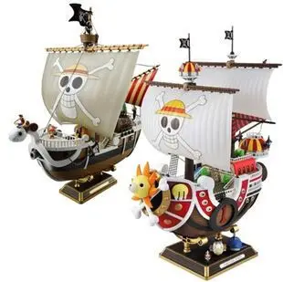 

28cm One Piece Action Figure Pirate Ship THOUSAND SUNNY Going Merry Assemble Furnishing Articles Model Holiday Gifts Ornament