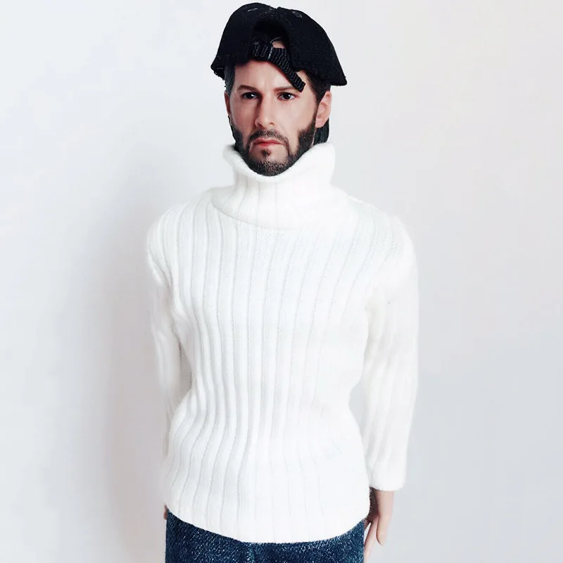 

1/6 Scale Male Fashion Turtleneck Sweater Clothes Men Sweater Clothing Set For 12" Action Figure Male Body Doll Toy