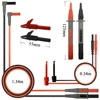 Multimètre Sonde Pince Test Leads Fil Pen Câble Multimètre Test Plomb kits + Alligator Clips Aiguille Pointe Palpeur Plomb Kits ► Photo 3/6