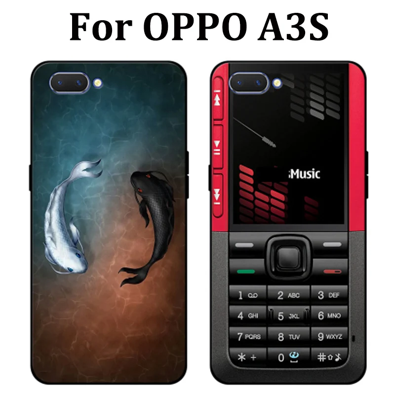 6 2 дюйма для OPPO A3S чехол милый мультяшный мягкий телефона OPPOA3S защитный A3 S fundas capas A