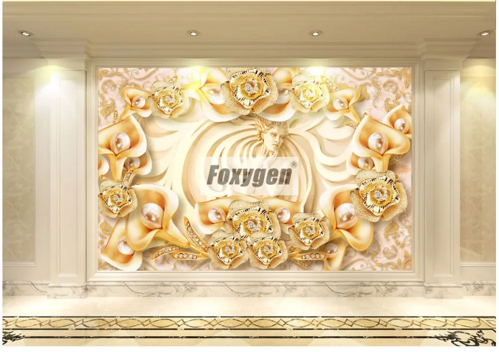 Customzied NON-WOVEN Wallpaper mural with kinds of nice 3D flowers animalsForest abstract landscapes cities designs designs and patterns  (223)