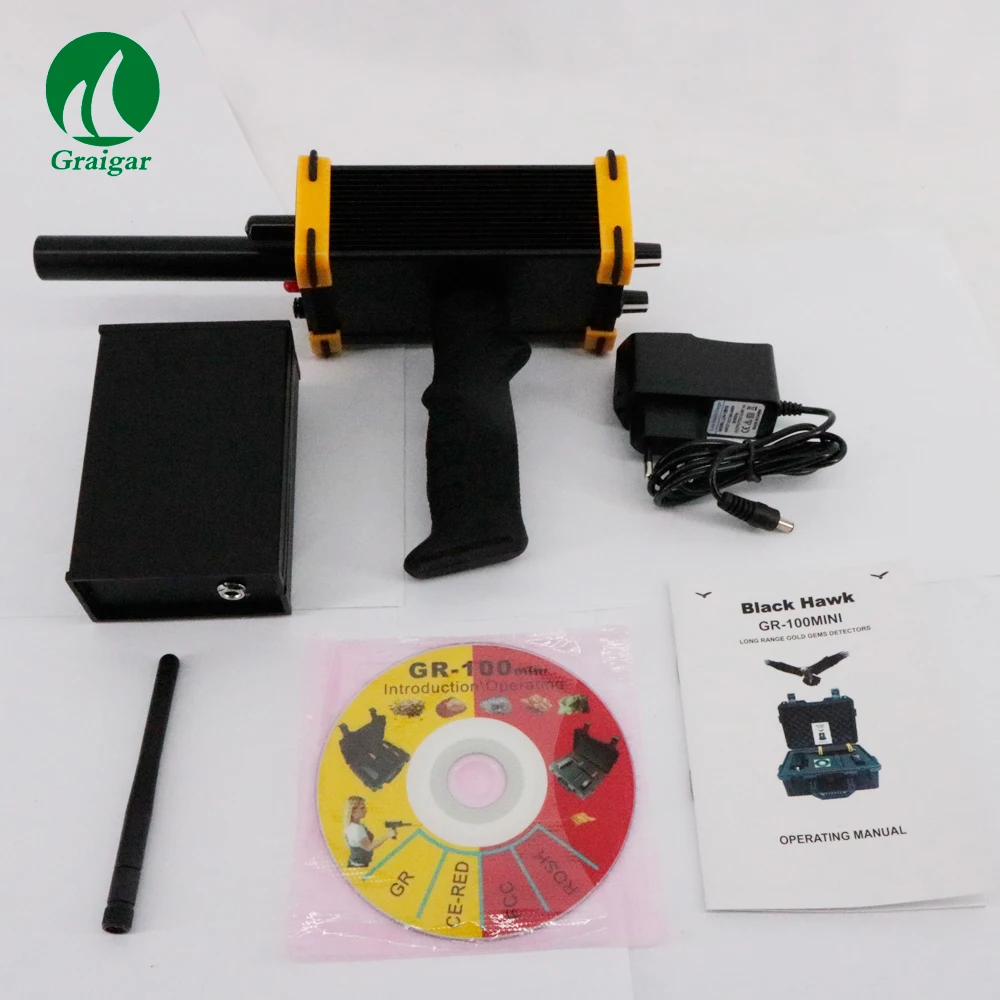 

High Quality GR-100 MINI Long Range Metal Detector Discovers Digital Laser Detector