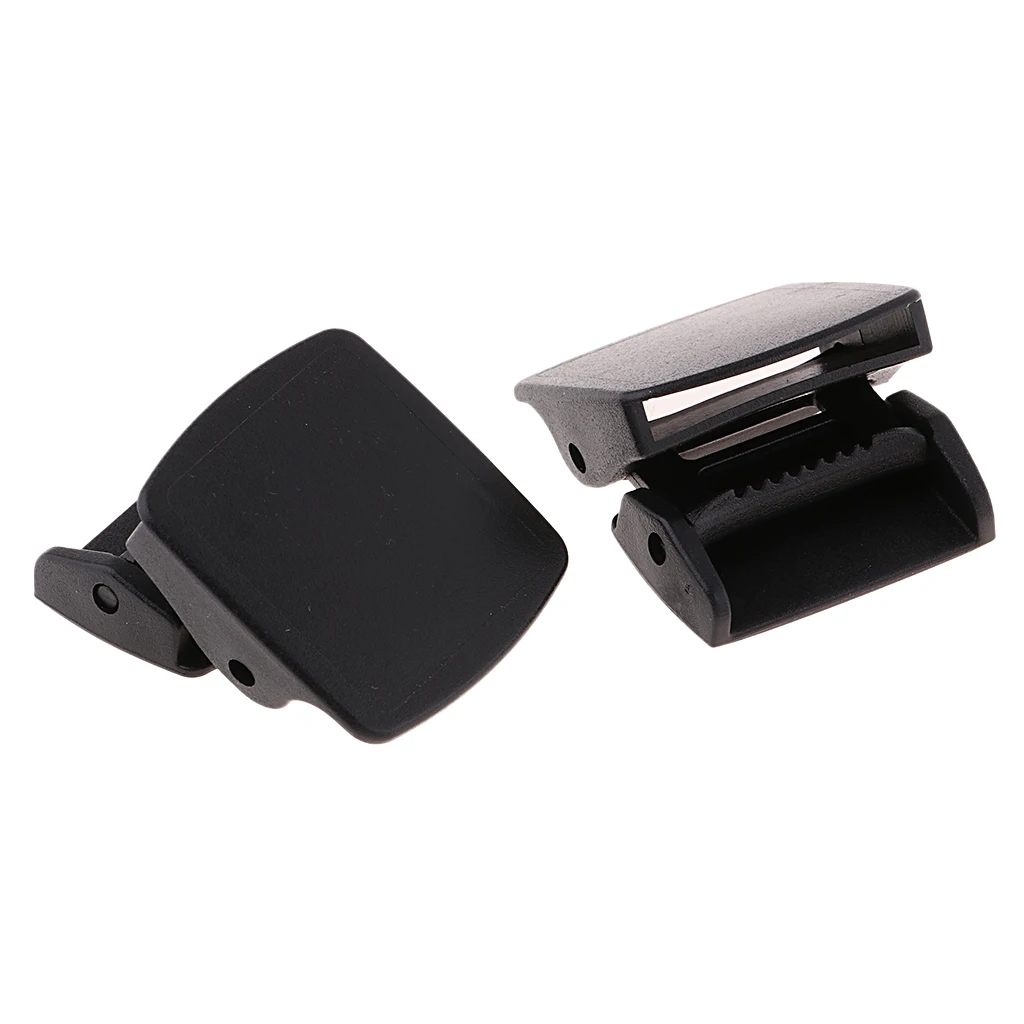 2019 Hot 10pcs Adjustable Press Cam Buckles Anti-Slip Webbing Locks Quick Release Safety Belt Clasps Toggle Clips