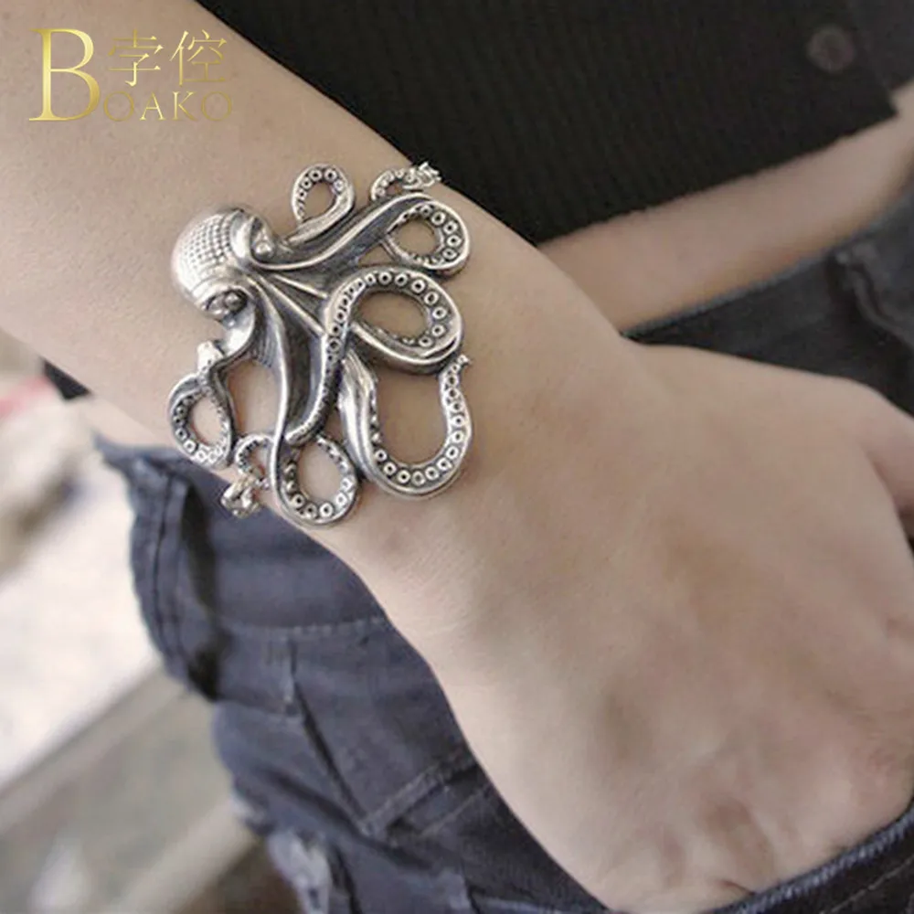 Новинка, женский браслет, животное, дракон, браслеты для мужчин, модные мужские винтажные ювелирные аксессуары, подарки для бойфренда, опт, R5FDS