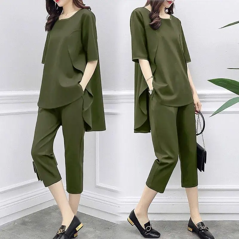 2021 Spring 5xl 2 Piece Set Women 
