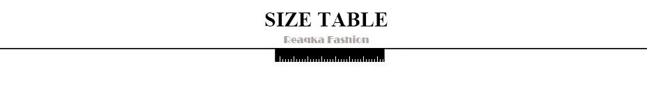 size table