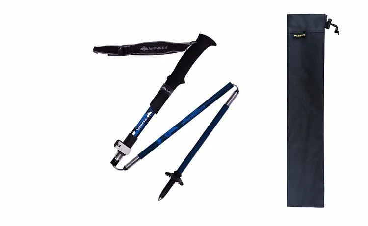Fibra de Carbono 2 Pcs Caminhadas Dobrar Pólos Trekking Ultraleve Ajustável Dobrável Viagem Caminhada Nórdica Varas 1 Par 10 trekking pólos ultraleve ajustável dobrável viagens nordic bastões 1 par