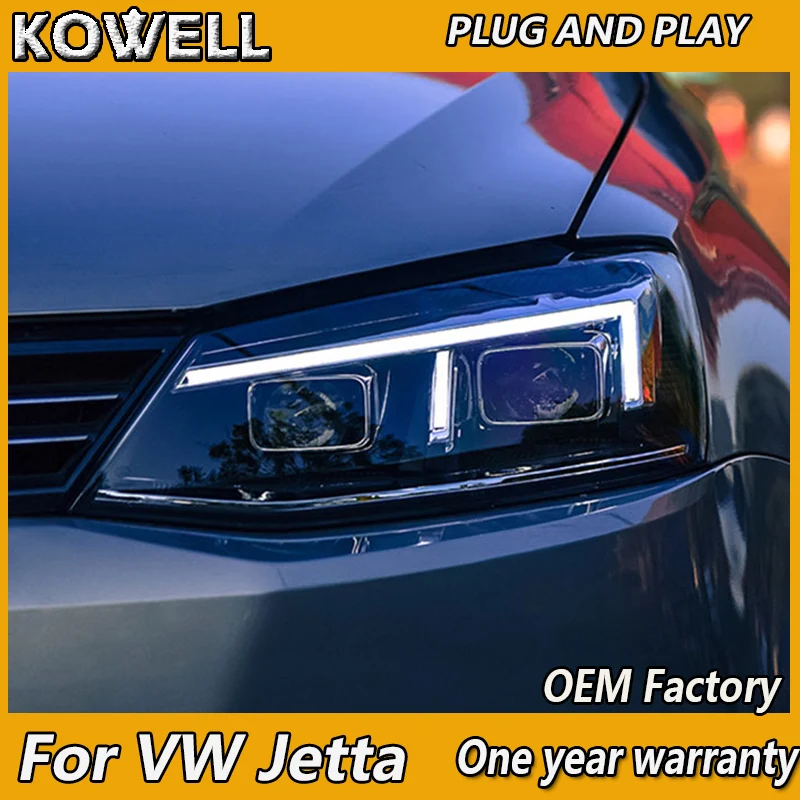KOWELL автомобильный Стайлинг для VW JETTA MK6 2011 2012 2013 2014 2017 светодиодные фары головного