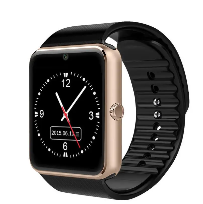 

Smart watch GT08 1.5 inch color screen step sleep monitoring camera alarm clock smart wear Bluetooth card sports watch FOR: IPHO