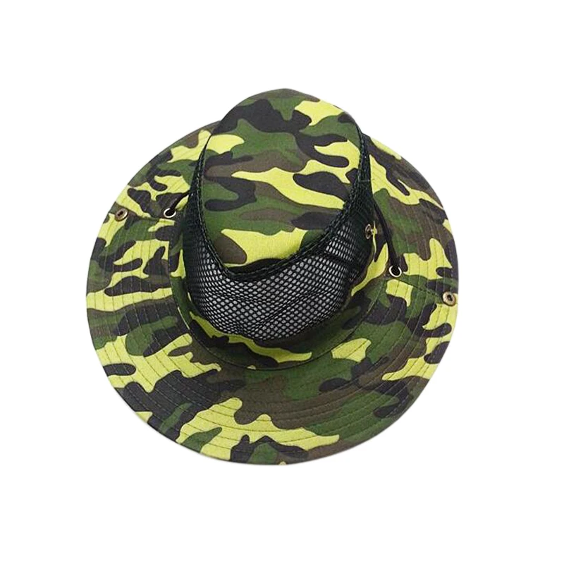 

Camouflage Hat Outdoor Cap Sports Cap Fishing Cap Big Brim Mountaineering Hat Summer Beach Hat Quick-Drying Baseball Cap