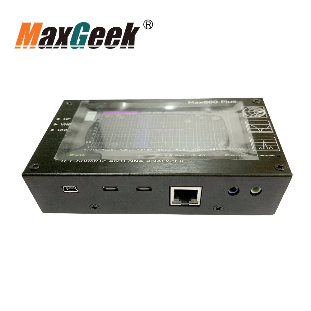 Max600 plus hfvhfanalisador da antena da frequência