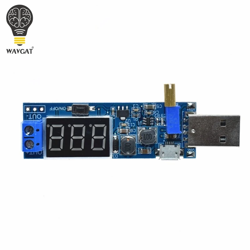 USB модуль питания WAVGAT DC 5 В до 3 в/12 с шагом вверх/вниз Регулируемый преобразователь