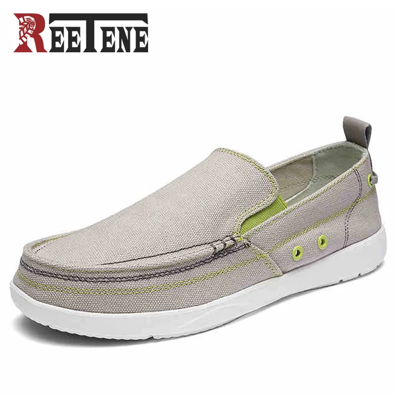 REETENE 2017 New Men Casual Shoes Canvas Slip-On Men Driving Shoes High Quality Men Flats Shoes Luxury Brand Men Leisure Shoes REETENE 2017 New Men Casual Shoes Canvas Slip-On Men Driving Shoes High Quality Men Flats Shoes Luxury Brand Men Leisure Shoes