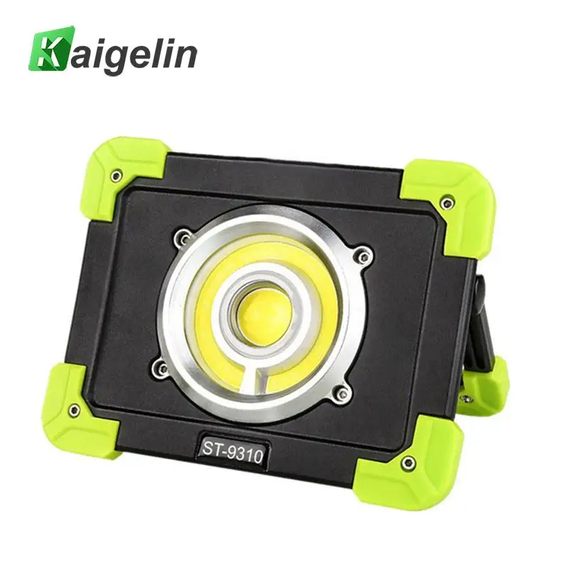 

COB LED 20W Flood Light Rechargeable Seachlight 18650 Battery as Power Bank Outdoor Waterproof LED Camping Light Floodlight