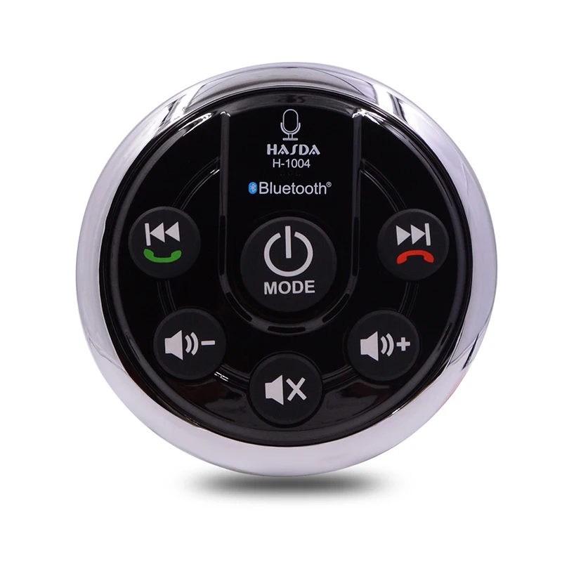 

HASDA Waterproof Outdoor Marine Stereo Boat Gauge Bluetooth Audio Control Receiver Bluetooth Calling for ATV UTV Car Boat Spa