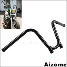 Универсальный мотоциклетный черный " Bootlegger Ручка Бар 9,5" Rise откатный руль для Harley Sportster Dyna Chopper Bobber