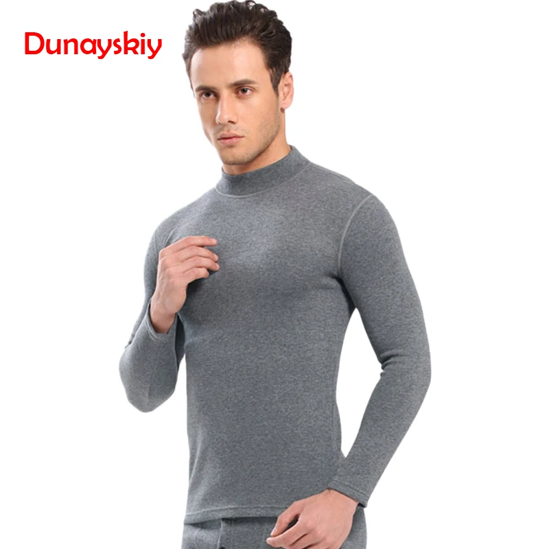HOT SALE New Thermal Underwear Mens Tops Autumn Winter Warm Thick Men's