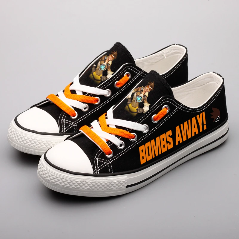 

Luxury Brand Men Boys Canvas Shoes Tenis Custom Design Shoot Game Fans Cosplay Hero Printed Casual Flat Shoes Zapatos de Hombre