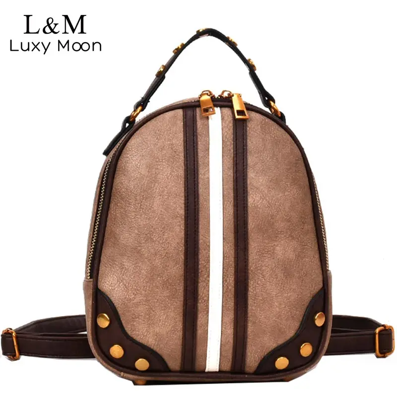 

softback Designer High Quality Women Leather School Bag Backpacks Teenage Girls Daypack 2108 New mochila escolar feminina XA564H