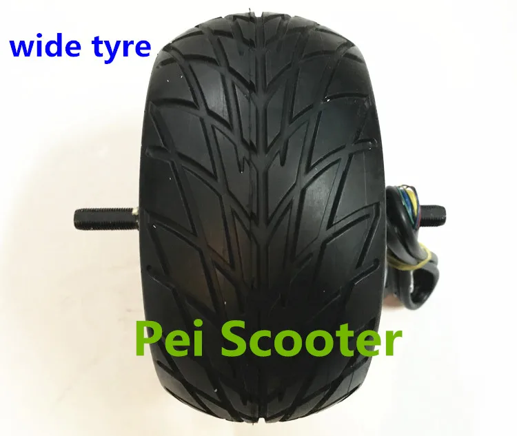 Moteur De Roue De Scooter Electrique Sans Balais Double Arbre Pneus Larges 200x90 Avec Frein A Disque 8 Pouces Phub 299 Aliexpress