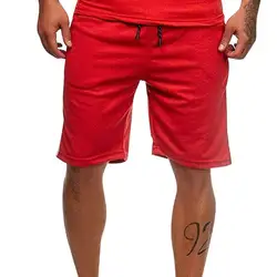 Laamei Летние повседневные мужские спортивные шорты лоскутное фитнес свободные эластичная кулиска на талии бренд нижней Бег короткие masculino