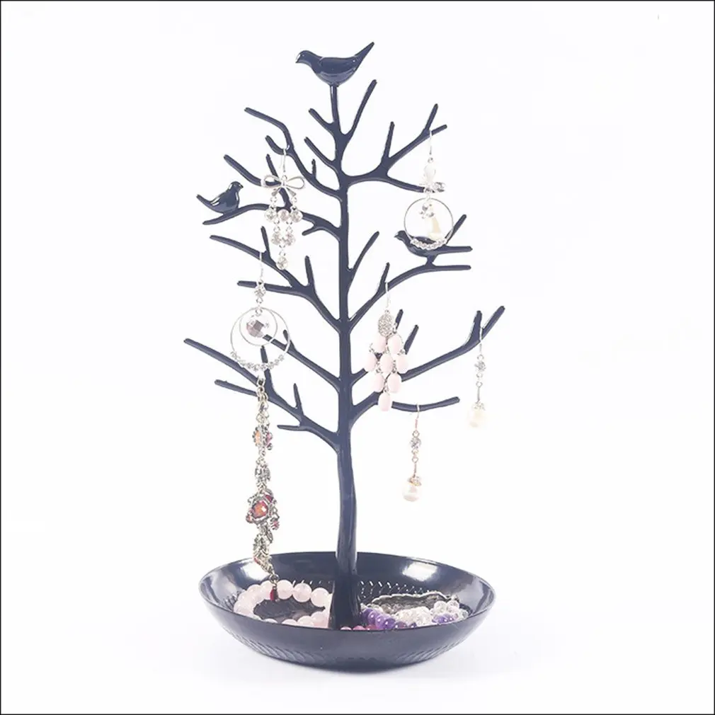 1PC Bird Tree Jewelry Display Stand Earring Necklace Bracelet Rack Holder Key Organizer Storage | Украшения и аксессуары