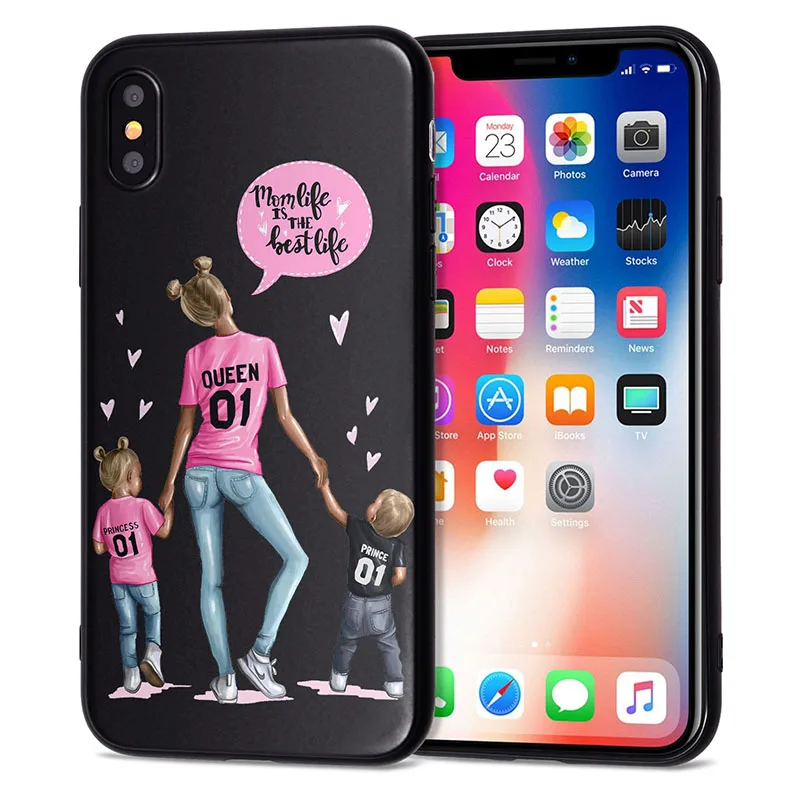 Чехол для Funda iPhone 11 Pro 5 5S SE 6 6S 7 8 Plus X XS Max Love Baby, чехол для iPhone 7, мягкий чехол из ТПУ для iPhone XR - Цвет: 07