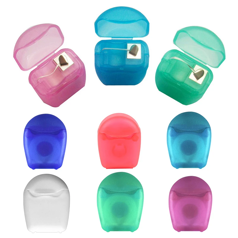 

Wholesale 1PC 15m Portable Dental Floss Oral Care Tooth Cleaner With Box Practical Health Hygiene Supplies Oral Care