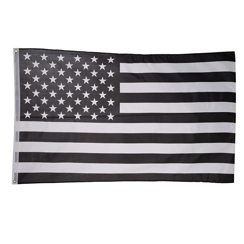 

1 Pcs 90*150cm RawyalCrafts American Flag Tapestry Patriotic Wall Hanging USA Flag Tapestry Dorm decor 3x5 FT white black line