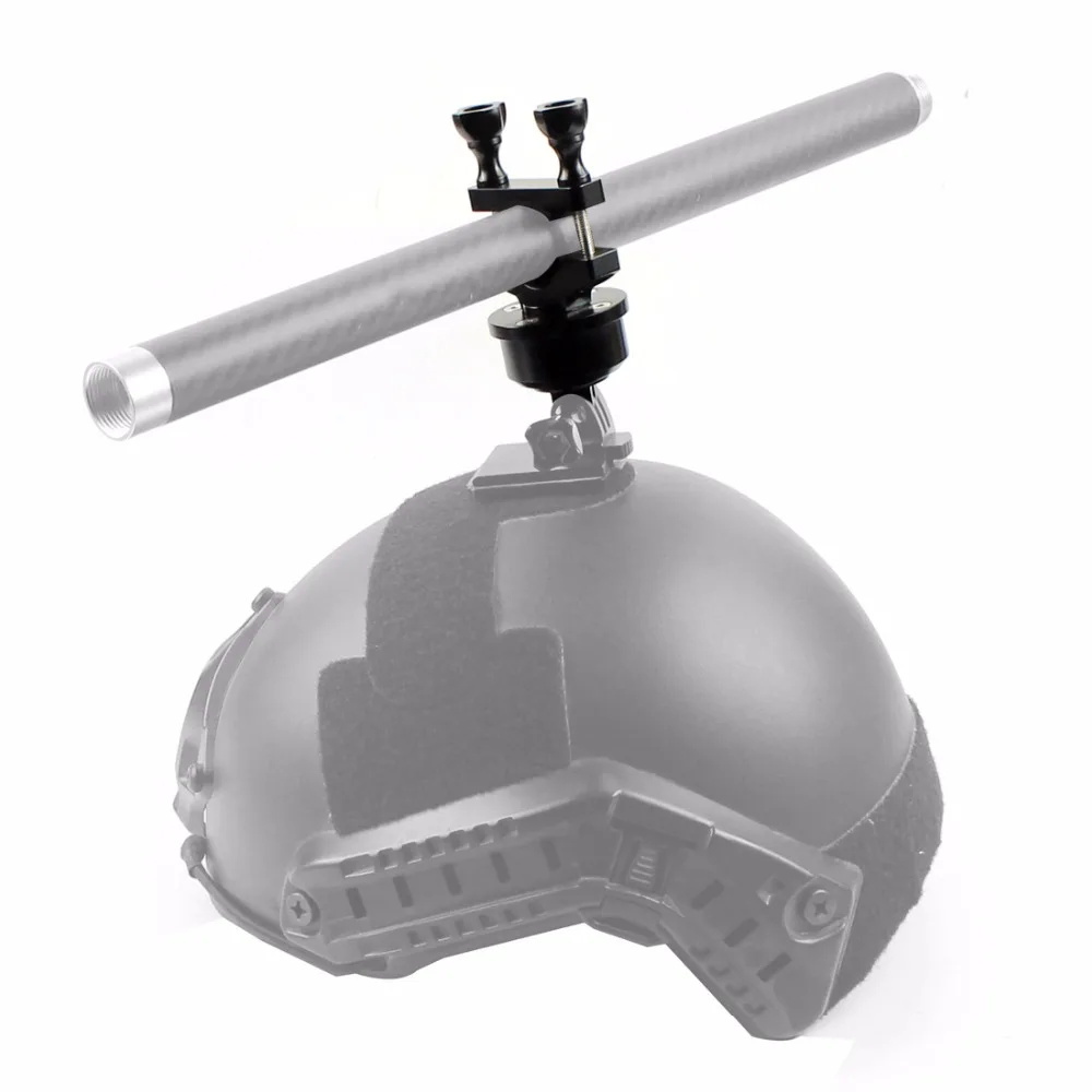 كاميرا خوذة 360 الدوارة دوارة بار جبل Selfshot الذراع 22-32 ملليمتر ل Gopro 3 3 + 4 5 /Sjcam/GitUp كاميرا الدراجات القفز بالمظلات التزلج