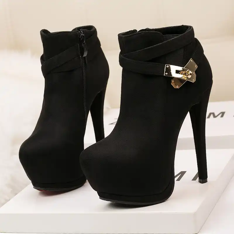 Botines Tacon Delgado Online, 56% OFF | www.autoescolaurgell.com