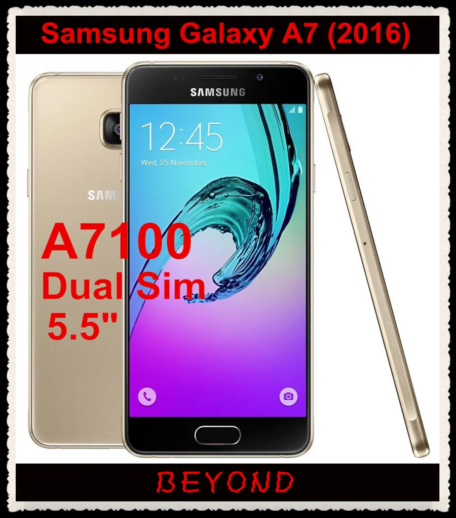 bilder für Samsung Galaxy A7 A7100 2016 Ursprünglicher Freigesetzter 4G LTE Android Handy Dual Sim Octa Core 5,5 "13MP RAM 3 GB ROM 16 GB 3300 mAh bilder für Samsung Galaxy A7 A7100 2016 Ursprünglicher Freigesetzter 4G LTE Android Handy Dual Sim Octa Core 5,5 "13MP RAM 3 GB ROM 16 GB 3300 mAh