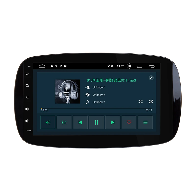 Perfect Xonrich Car Multimedia Player 1 din Android 9.0 NO DVD Autoradio For Mercedes/Benz Smart Fortwo 2015 2016 2017 GPS Navigation 4G 1