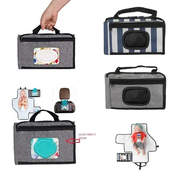 

Baby Diaper Bags Maternity Bag for Disposable Reusable Fashion Prints Wet Dry Diaper Bag Double Handle Diaper Wetbag Waterproof