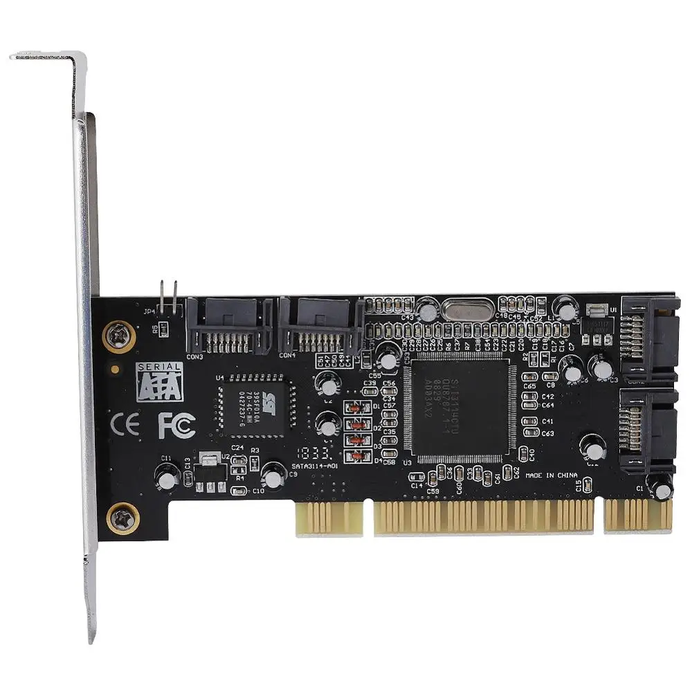 Горячие PCI до 4 Внутренний SATA порт 1,5 Гбит/с Sil3114 чипсет RAID контроллер карты компьютерные компоненты