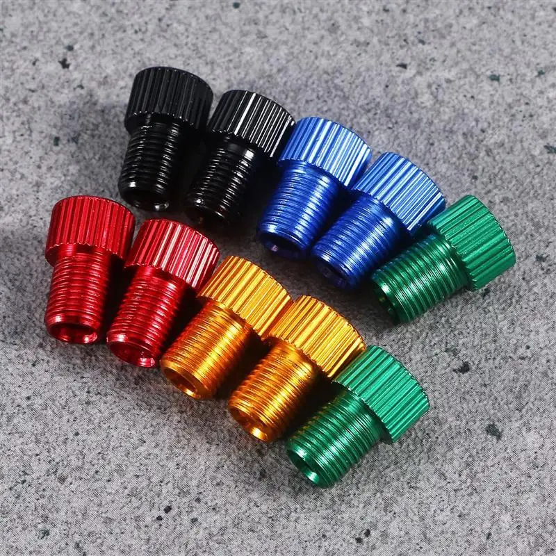 5X Presta to Schrader Car Bicycle Bike Tube Cap pump connector Adapter Valve Ff