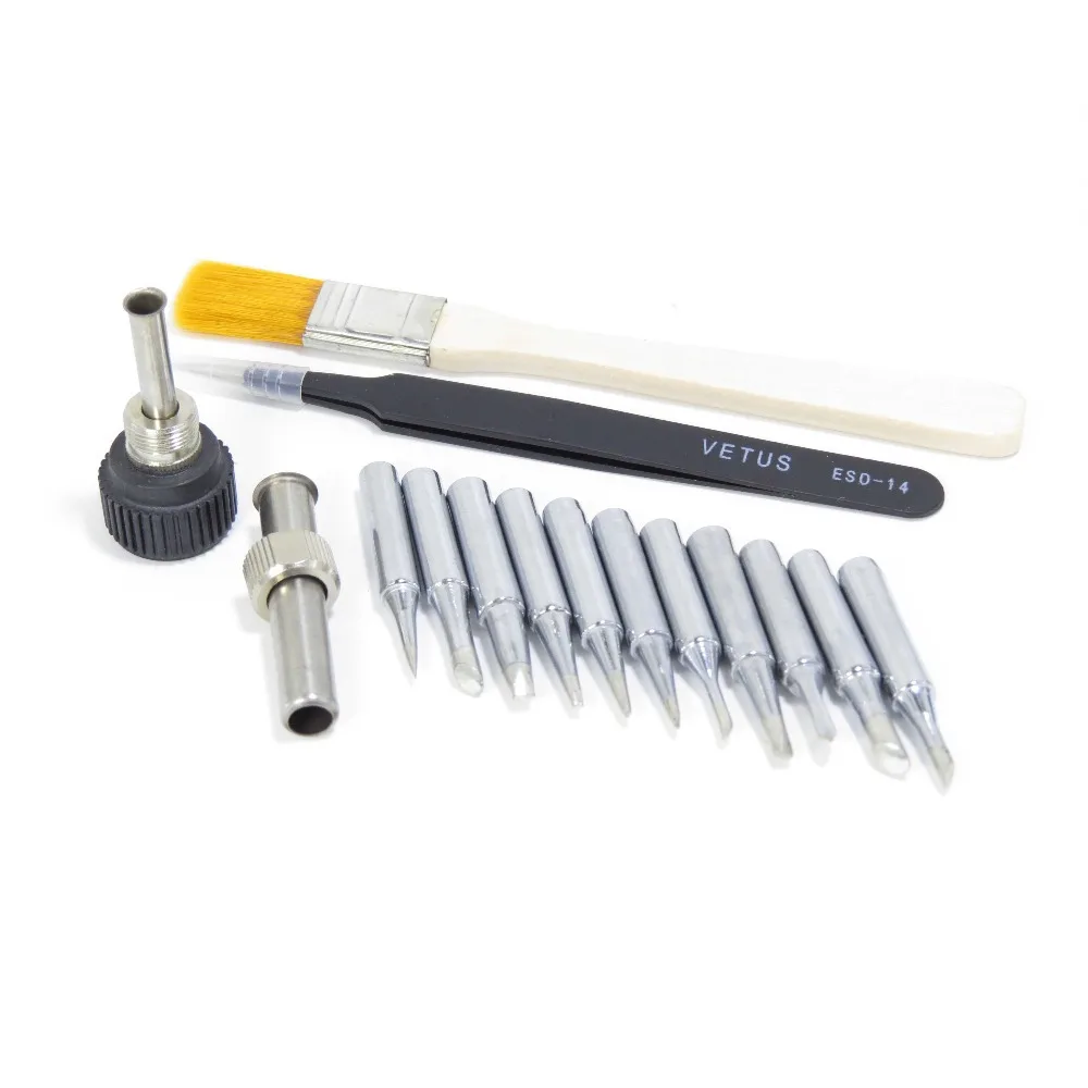 

fast shipping 13pcs /lot 900M-T Soldering iron tsui For 936 SAIKE ATTEN AOYUE KADA YIHUA Soldering Station