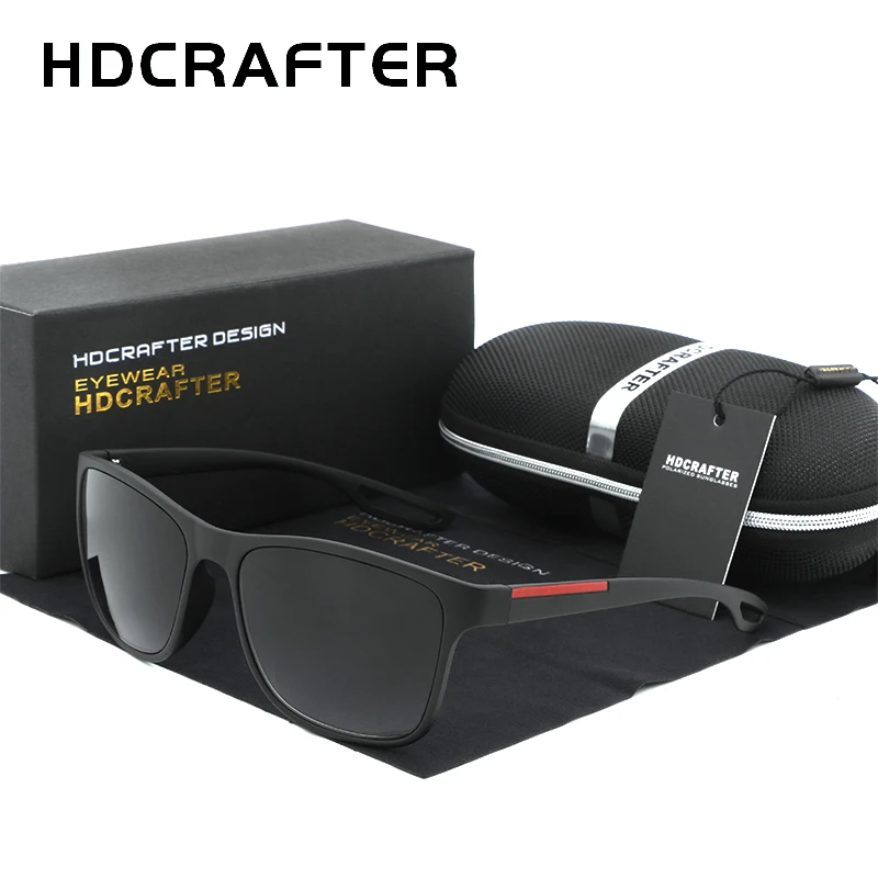 HDCRAFTER, мужские, женские, квадратные солнцезащитные очки, UV400, линза, фирменный дизайн, солнцезащитные очки, мужские, oculos de sol