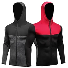 Куртка для бега, Мужская толстовка, для фитнеса, футбола, Джерси, компрессионная футболка, для спортзала, с длинным рукавом, пальто, для бодибилдинга, спортивная одежда, мужская верхняя одежда