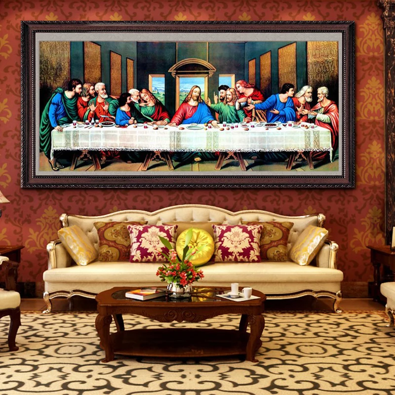 5D Full Diamond Embroidery Catholicism The Last Supper Diamond painting