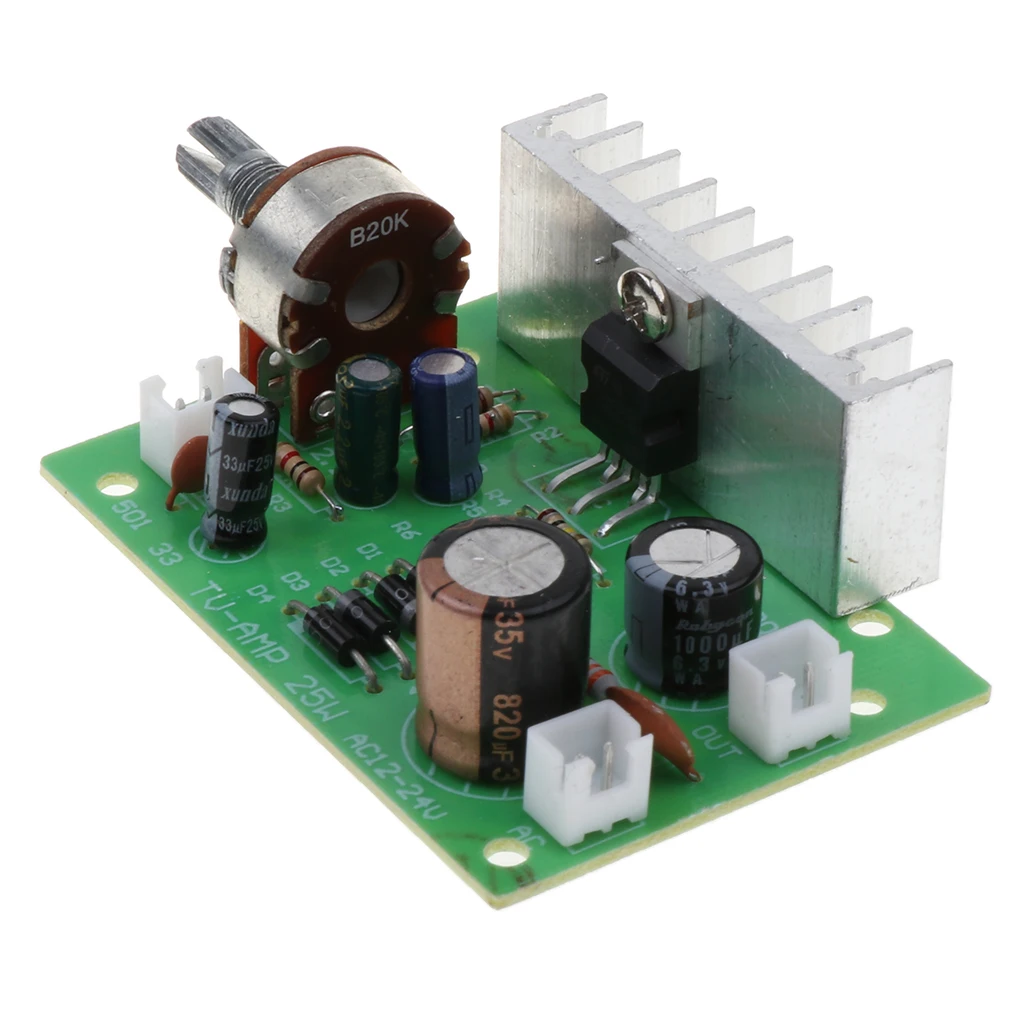

TDA2030 Mono Audio Power Amplifier Board DIY Module 20W AC/DC 12V Board Power Amplifier Board Assembled Kit