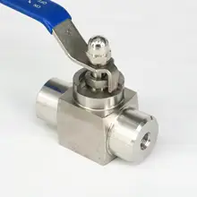 1/" BSP Женский 304 из нержавеющей стали запорный шаровой клапан для воды, газа, масла высокого давления 4576 PSI