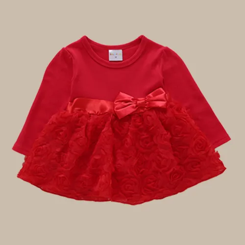 mode 17 dress Новинка для новорожденных; Одежда для девочек и платье, хлопковые, в стиле принцессы; крестильное платьице для малышей платье детское платье на крестины, vestidos, на возраст от 0 до 3 до 6 месяцев - Цвет: mode 17 dress